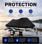 Jet Ski Cover for Sea Doo GTX (1993–1996) PWC Watercraft Black