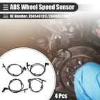 ABS Sensor Set for Mercedes-Benz GLK250 (2010-2015) - 4 x Sensors