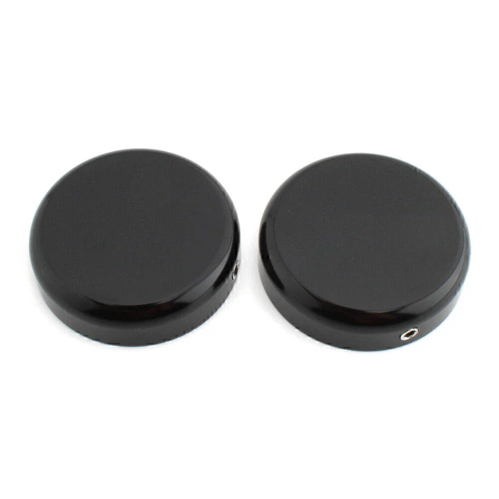 Gloss Black CNC Upper Fork Caps for HARLEY SOFTAIL STREET BOB (2018-2020)