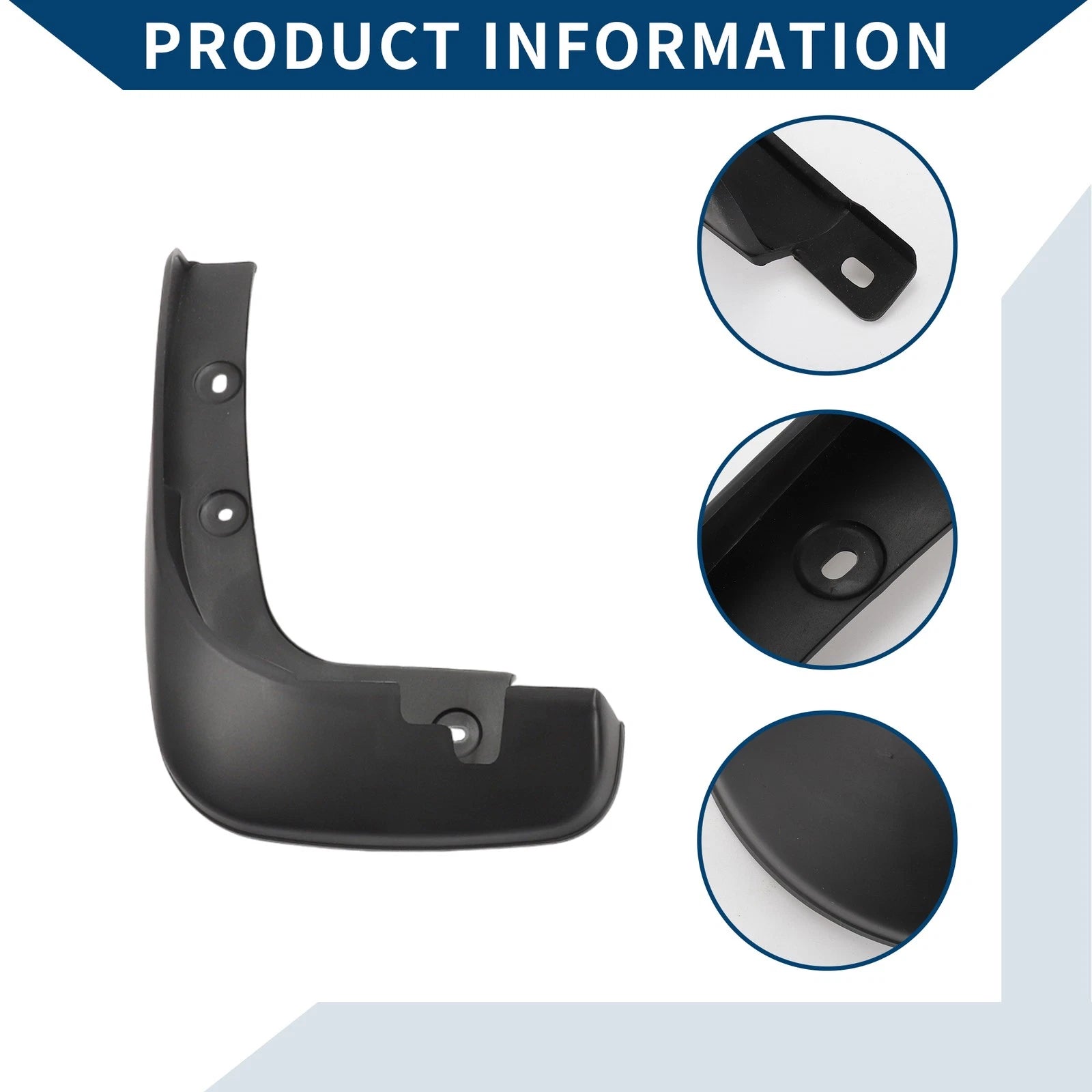Mud Flaps Splash Guards Set of 4 for Honda Fit (2011–2013)