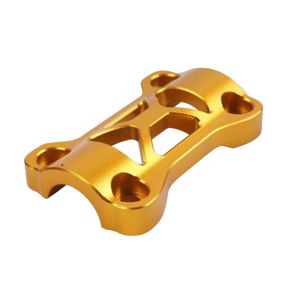 Handlebar Riser Mount Clamp Top Cover Gold for Honda CB500X (2019–2022)