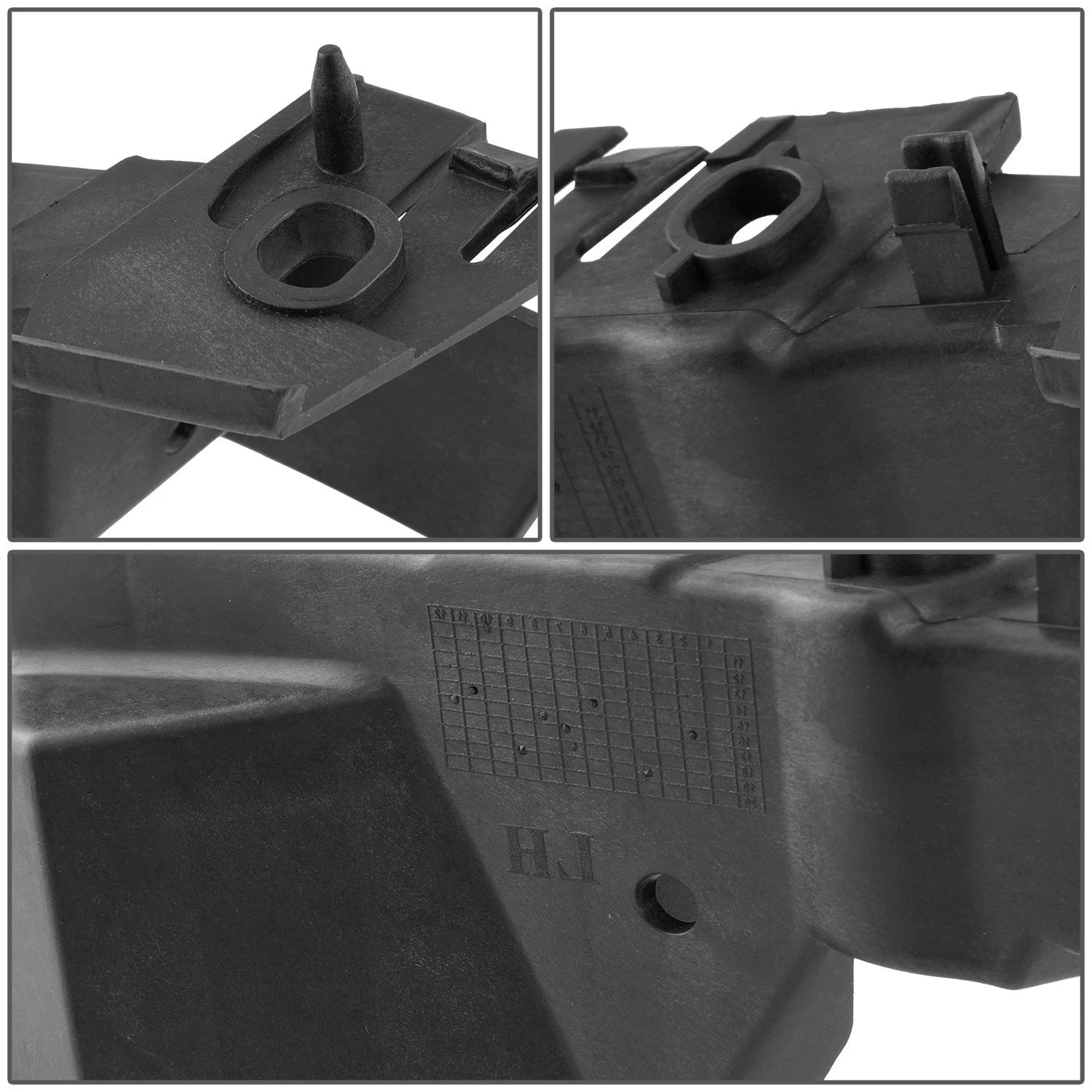Bumper Bracket for Audi Q5 (2009–2017) Matte Black Right Passenger OE Style