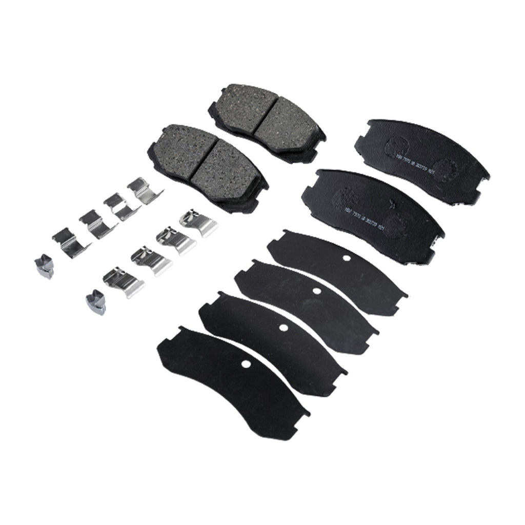 Set of 4 Front Ceramic Brake Pads for Mitsubishi Mirage (1991–2000)