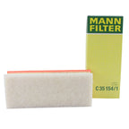 Mann Engine Air Filter for Audi TT Quattro VW Beetle Eos Golf GTI Jetta Passat (2000–2023)