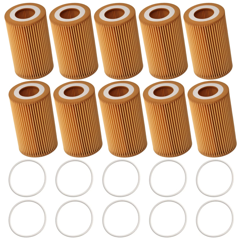 10x Engine Oil Filter for Audi A6 A7 A8 Q7 (2015–2018) HU7035Y L29169