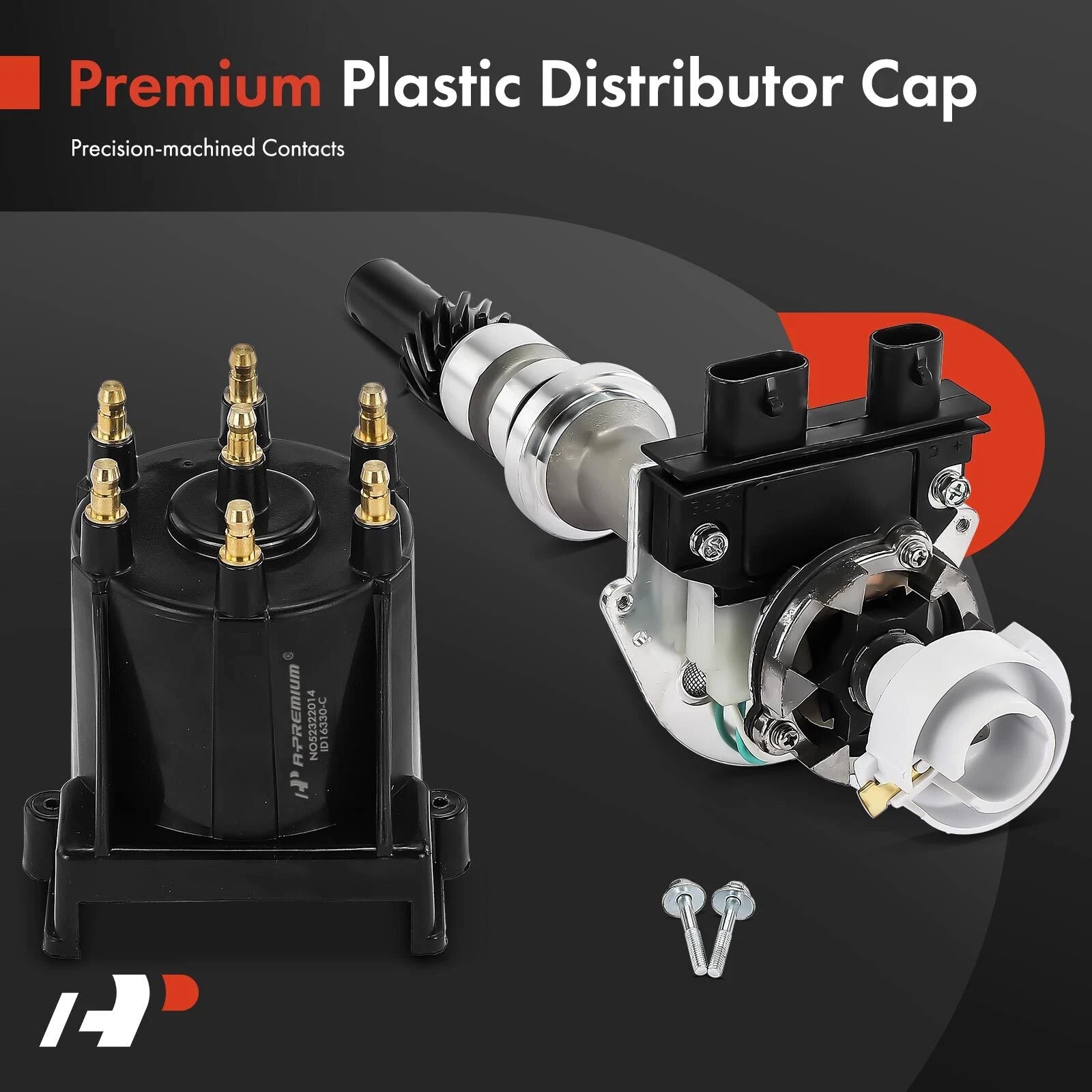 Ignition Distributor with Cap & Rotor for Chevrolet Camaro (1985-1992)