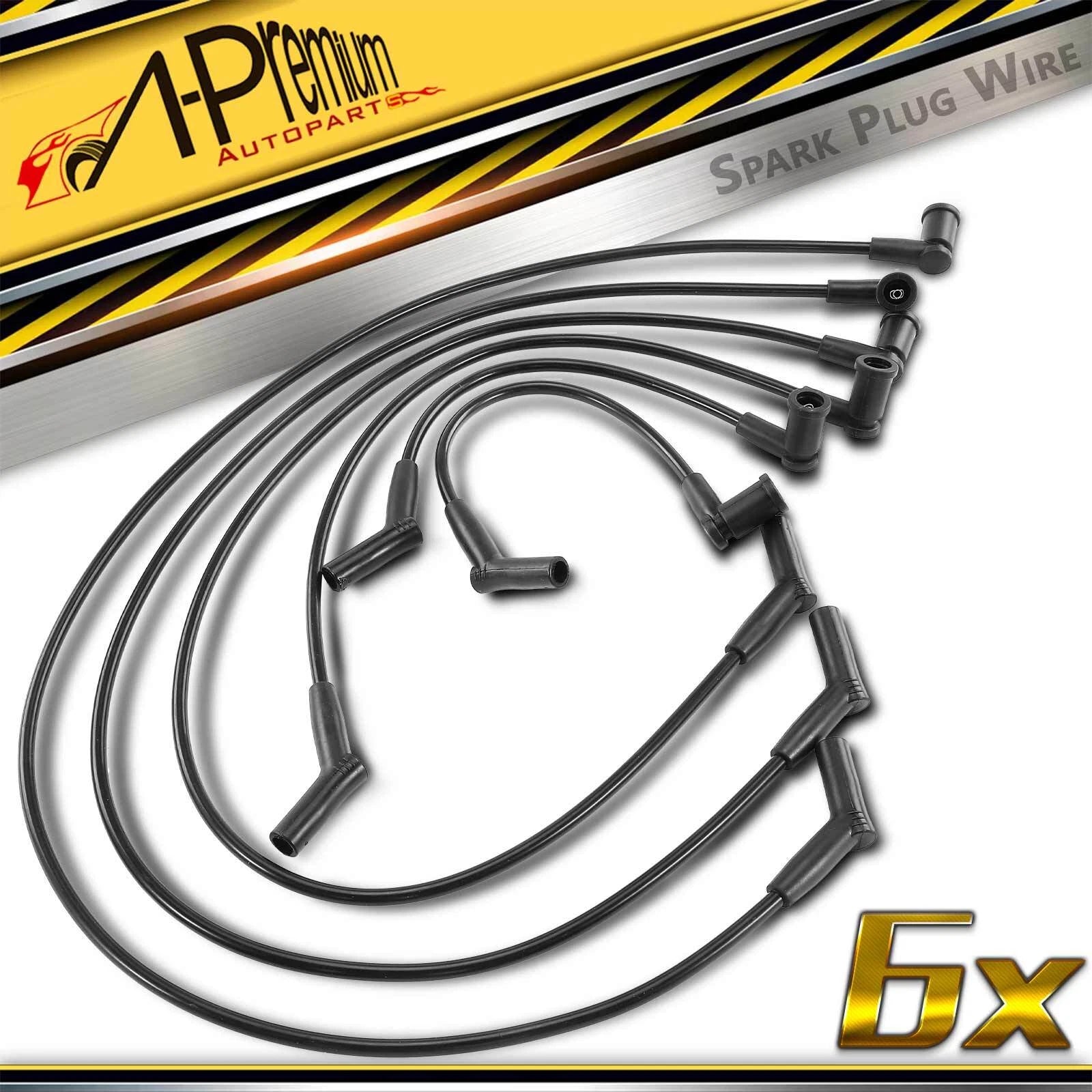 6X Spark Plug Wire Set for Ford Windstar (2001–2003)