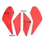 4X Tank Pads Traction Grips Protector for Honda CBR500R (2013–2016)