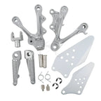 Front Rider Footrest Foot Pegs Bracket for Kawasaki Ninja ZX6R (2009–2024)