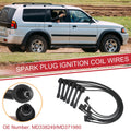 6pcs Spark Plug Wire Ignition Coil Cable No.MD338249 for Mitsubishi Montero (1997)