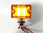 Amber LED Chrome Metal Indicator Signal Light 12V for Hot Rod (1950–1970)