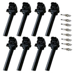 Set of 8 Ignition Coils & Spark Plugs for Lexus GS400 LS400 SC400 (1991–2000)