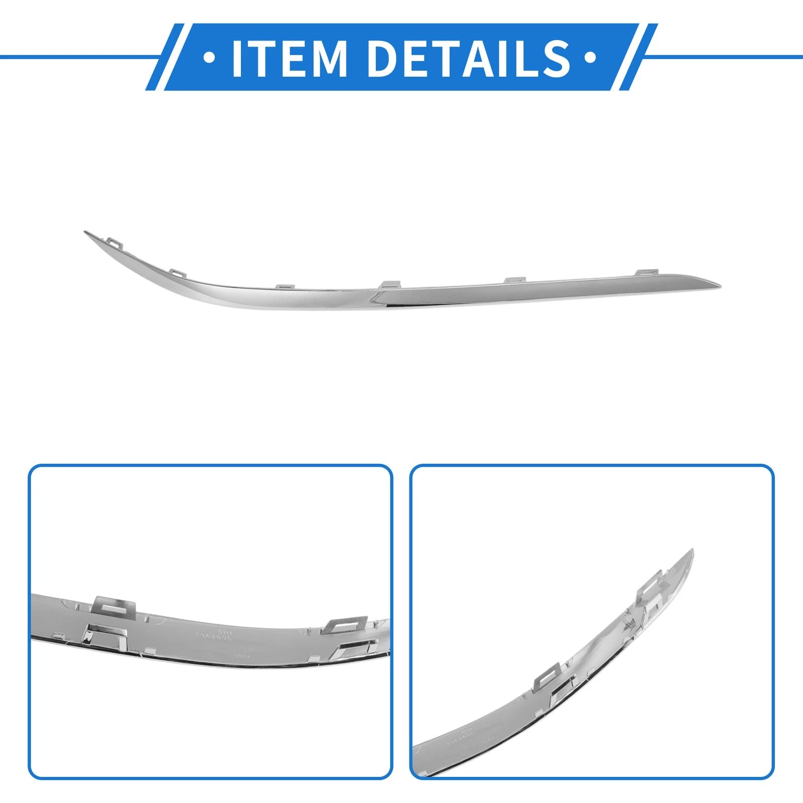 Bumper Grille Trim Garnish No. 51117362696 for BMW G12/7 Series (2016–2018)