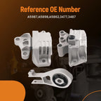 Engine Motor Mount & Trans Mount for Fiat 500X Jeep Compass (2016–2018)