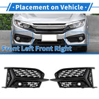 1 Pair Fog Light Grills for Audi A6 (2005–2011) No. 4K0807151A