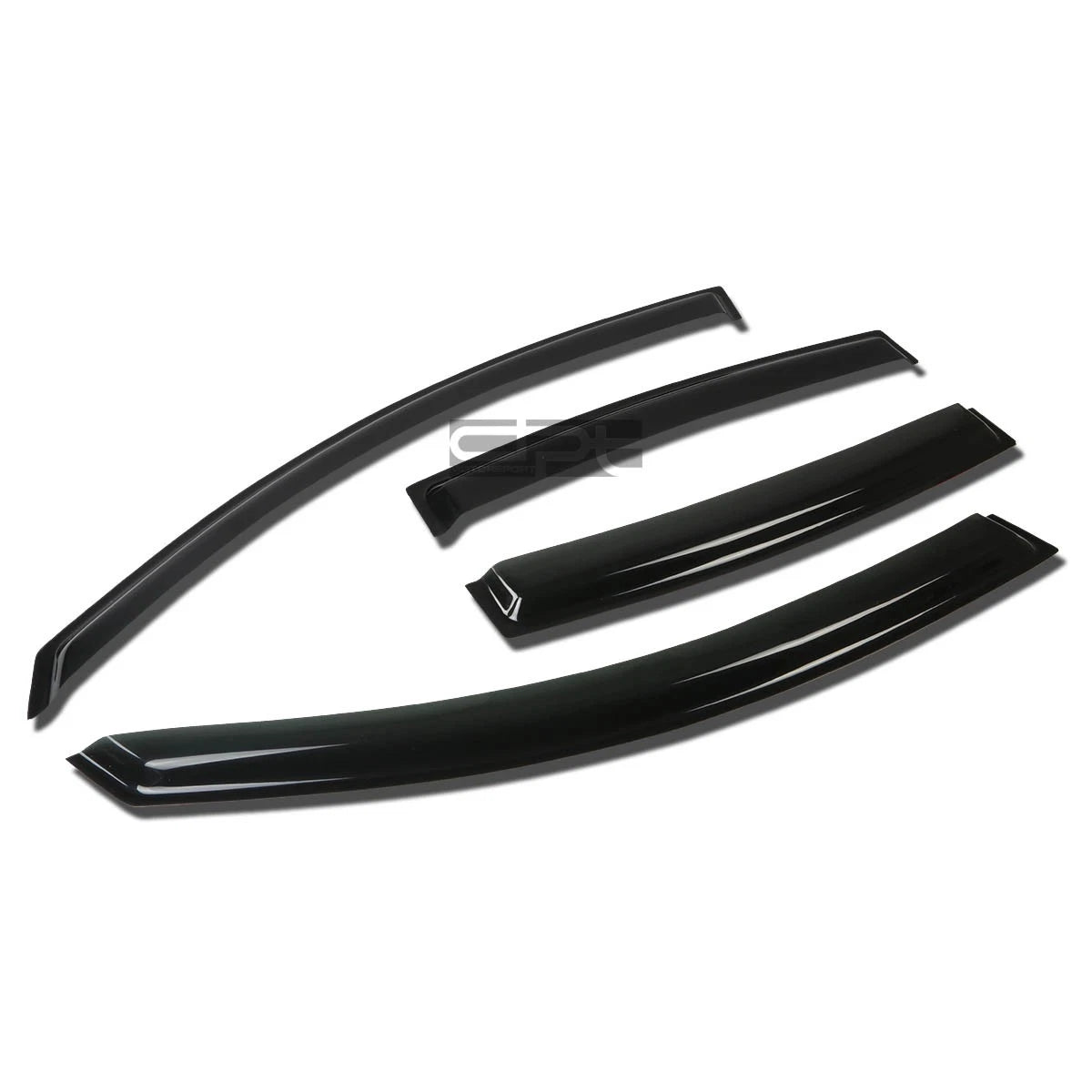 Set of 4 Smoke Tint Window Visors for VW Passat B6 B7 (2006–2008)