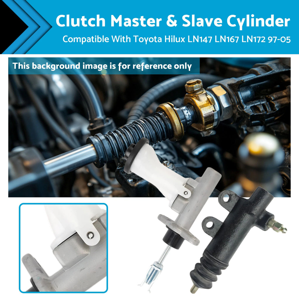 Clutch Master Slave Cylinder Kit for Toyota Hilux LN147R (1997–2005)