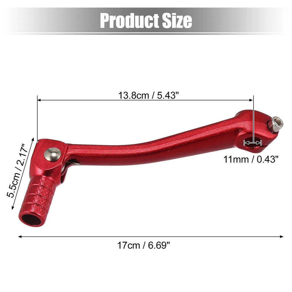 Folding Gear Shifter Shift Lever for Honda CRF50 CRF70 XR50 XR70 (50cc-250cc) Red