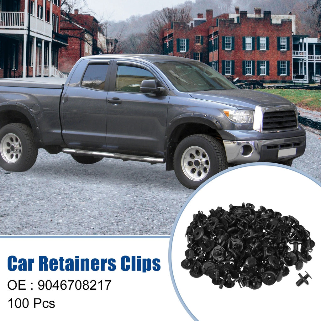 100 Pcs Radiator Cover Retainers Clips for Toyota 4Runner (No. 9046708217)
