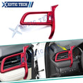 Red Interior Dashboard Left Air Vent Cover Frame for Toyota Camry (2018–2024)