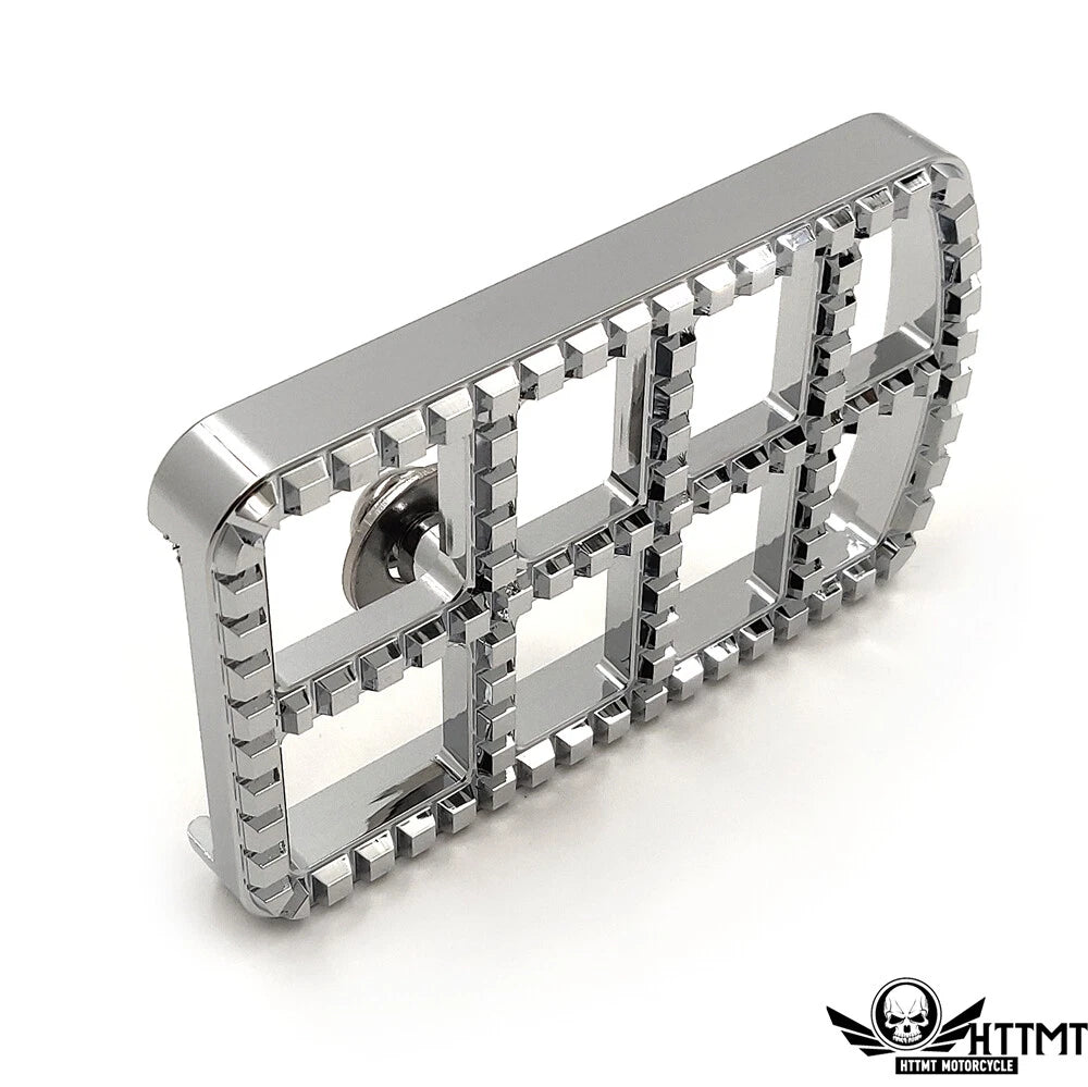 Chrome Brake Pedal Pad for Harley Dyna (2014–2016) & Softail Touring (1986–2017)