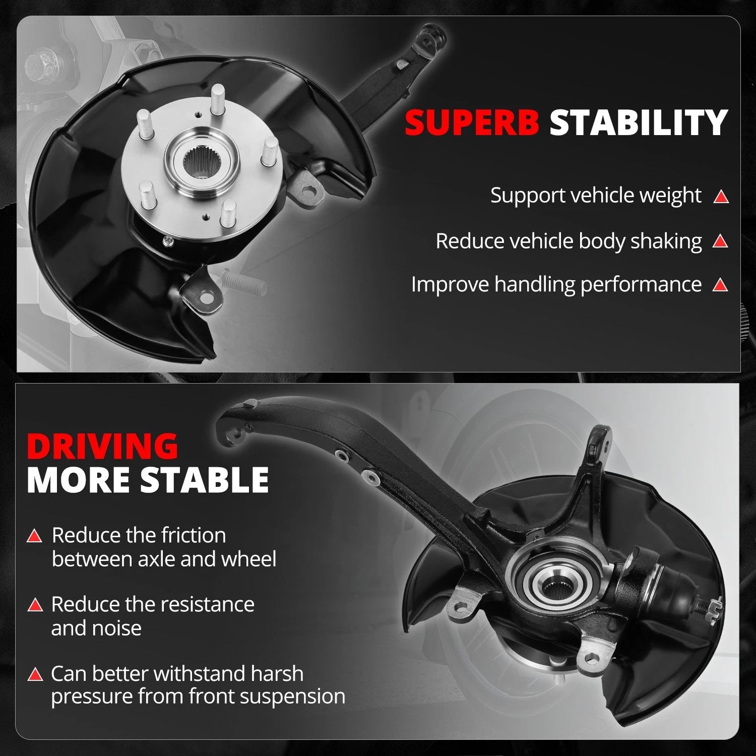 Front Passenger Loaded Wheel Bearing Knuckle for Acura TSX Honda Accord (2008–2014)