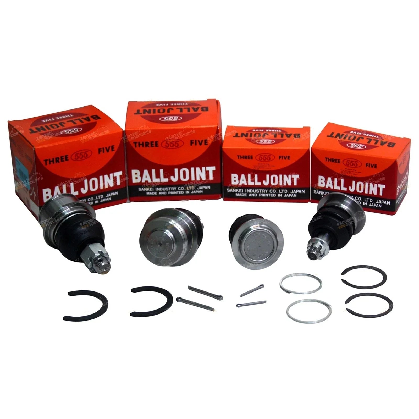 2 x Upper & Lower Ball Joints for Landcruiser UZJ200R VDJ200R (2007–2014)