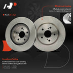 Front & Rear Disc Brake Rotors and Ceramic Pads for Toyota RAV4 (2019–2021)