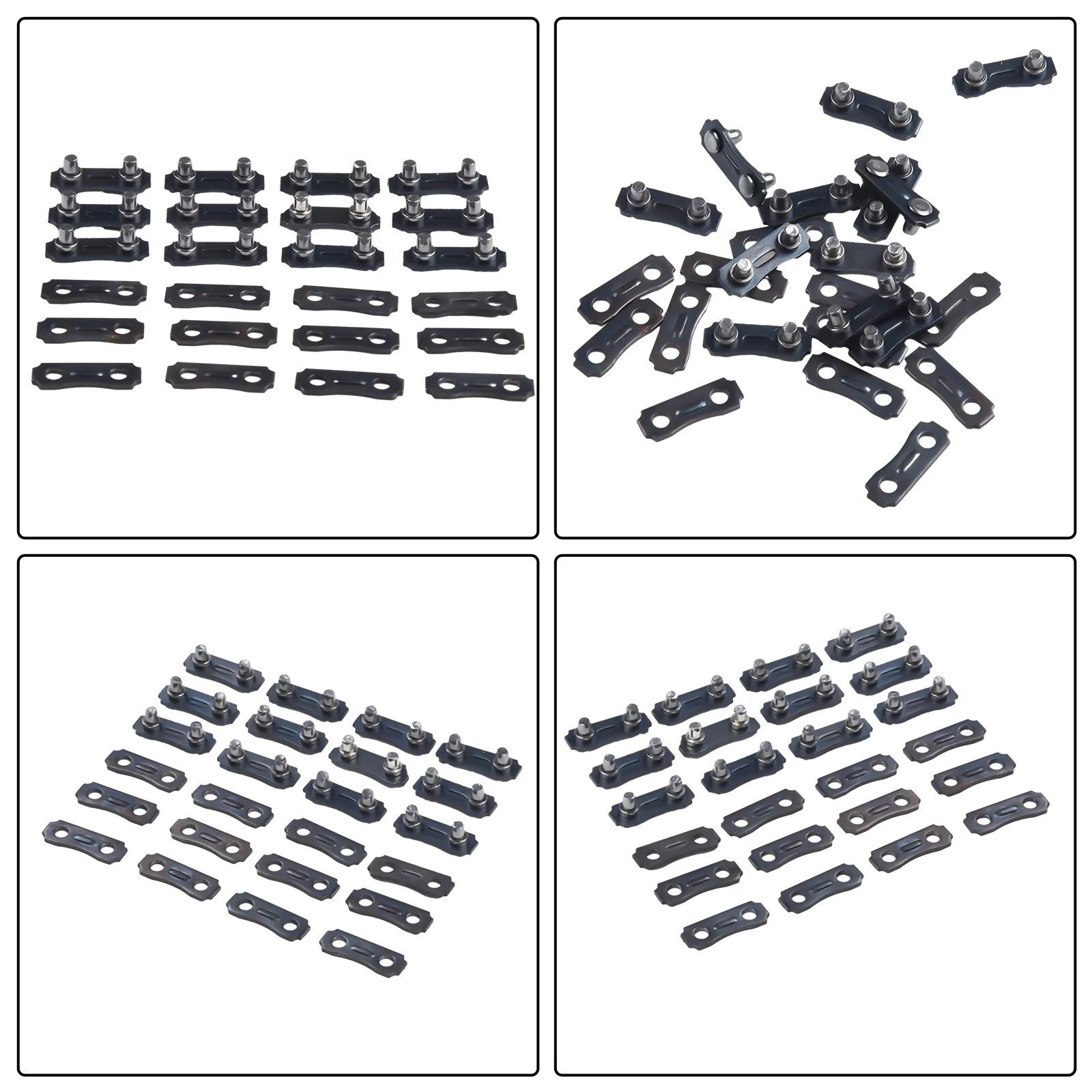 Set of 12 Heavy Duty Chainsaw Chain Repair Kits 3/8 LP .050 Links