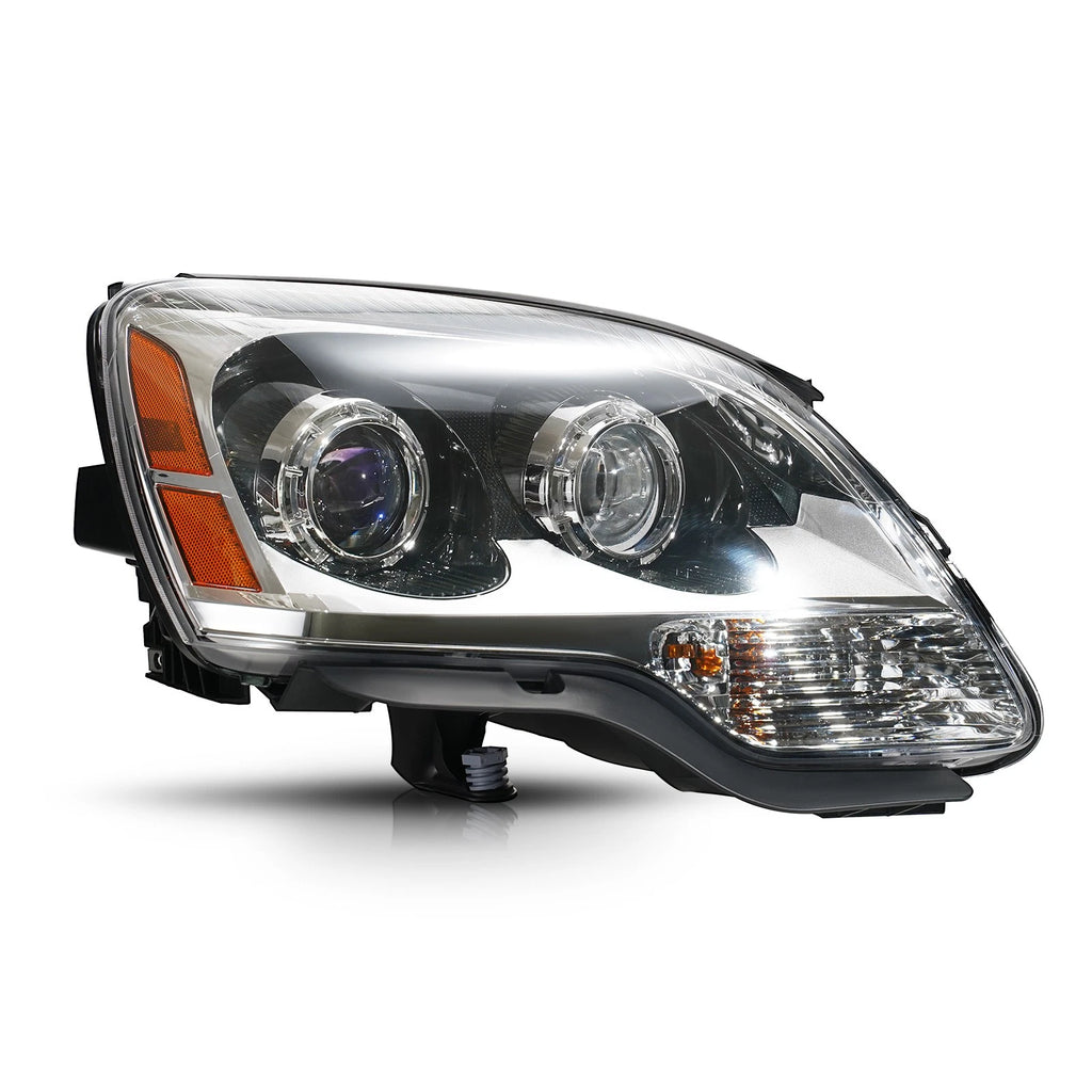 HID Headlight Right Passenger Side Chrome for GMC Acadia (2007–2012)
