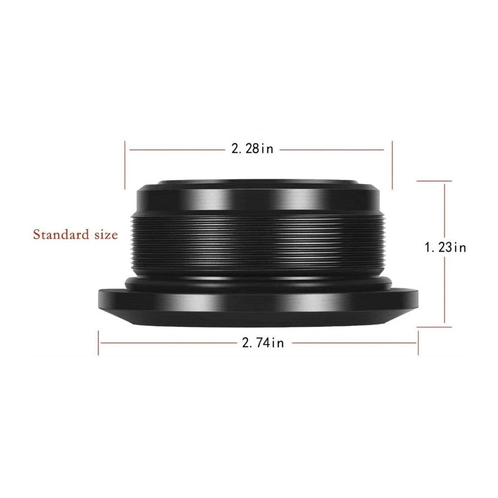 2X Trim Cap for Mercury Verado Outboard 200HP-450HP (Black ABS)