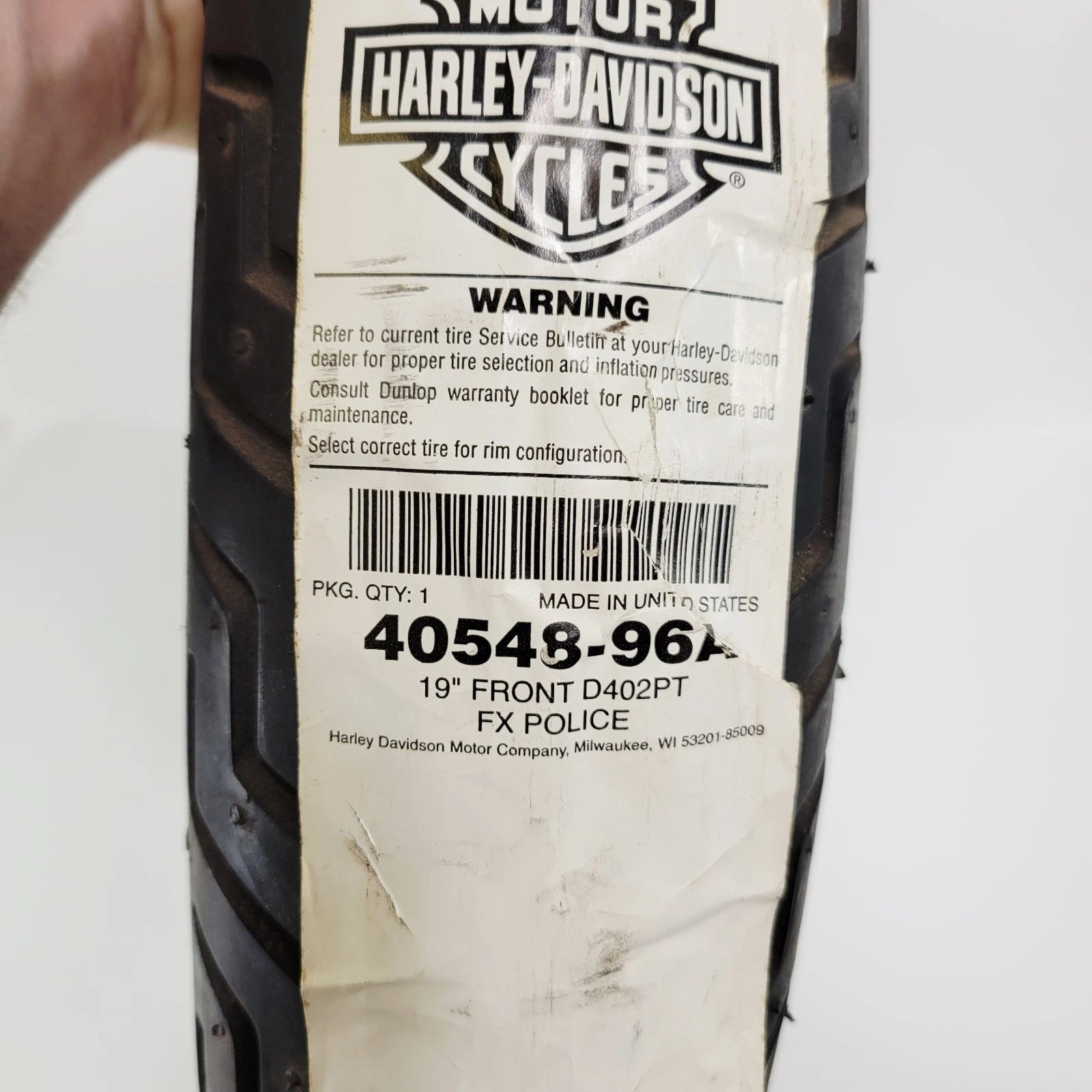 Front Tire MM90-19 for Harley Davidson FXR Police (1996) 40548-96A