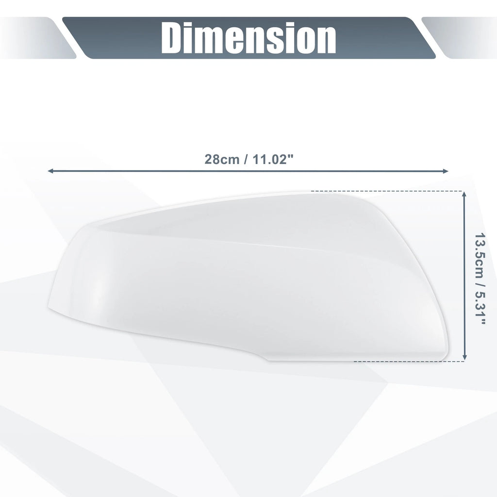 Right Side Mirror Cover Cap for Toyota Highlander (2020–2022) - White