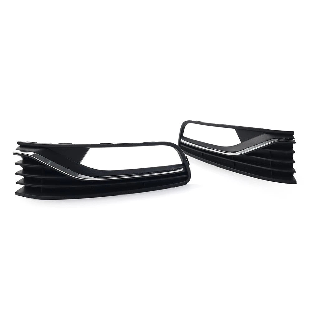 Front Bumper Lower with Hole and Chrome Trim for VW Polo V Hatchback (2014–2017)