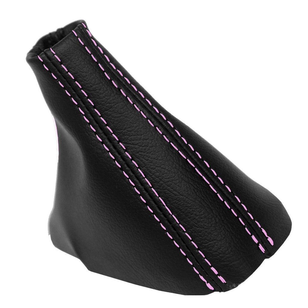 Automatic Shift Boot for Audi Q5 (2009–2017) - Leather Synthetic, Pink Stitch