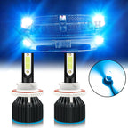 8000K H13 LED Headlight Bulbs for Dodge Ram 1500 2500 3500 (2006–2012)