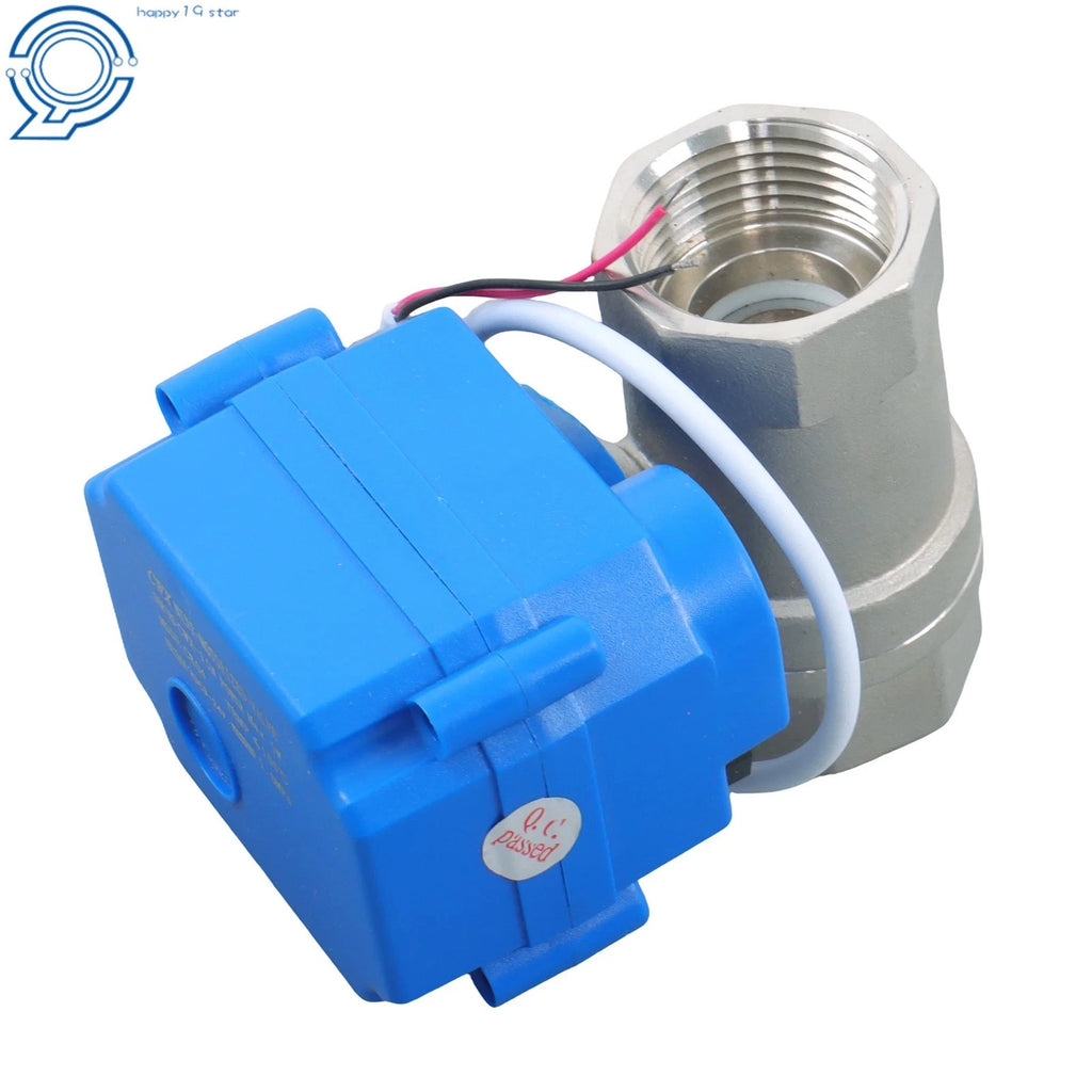 Electric Ball Valve for 9-24V Systems (3/4 Inch, Normally Closed)