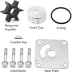 Water Pump Impeller Repair Kit for Yamaha Outboard 20 25 HP (6L2-W0078-01-00)
