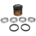Front Wheel Bearing Kits + Grease for L300 Express Starwagon (1985-1994)