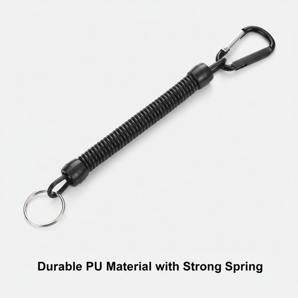 Retractable Phone Cord Lanyard for Fishing Rods (Medium Length)