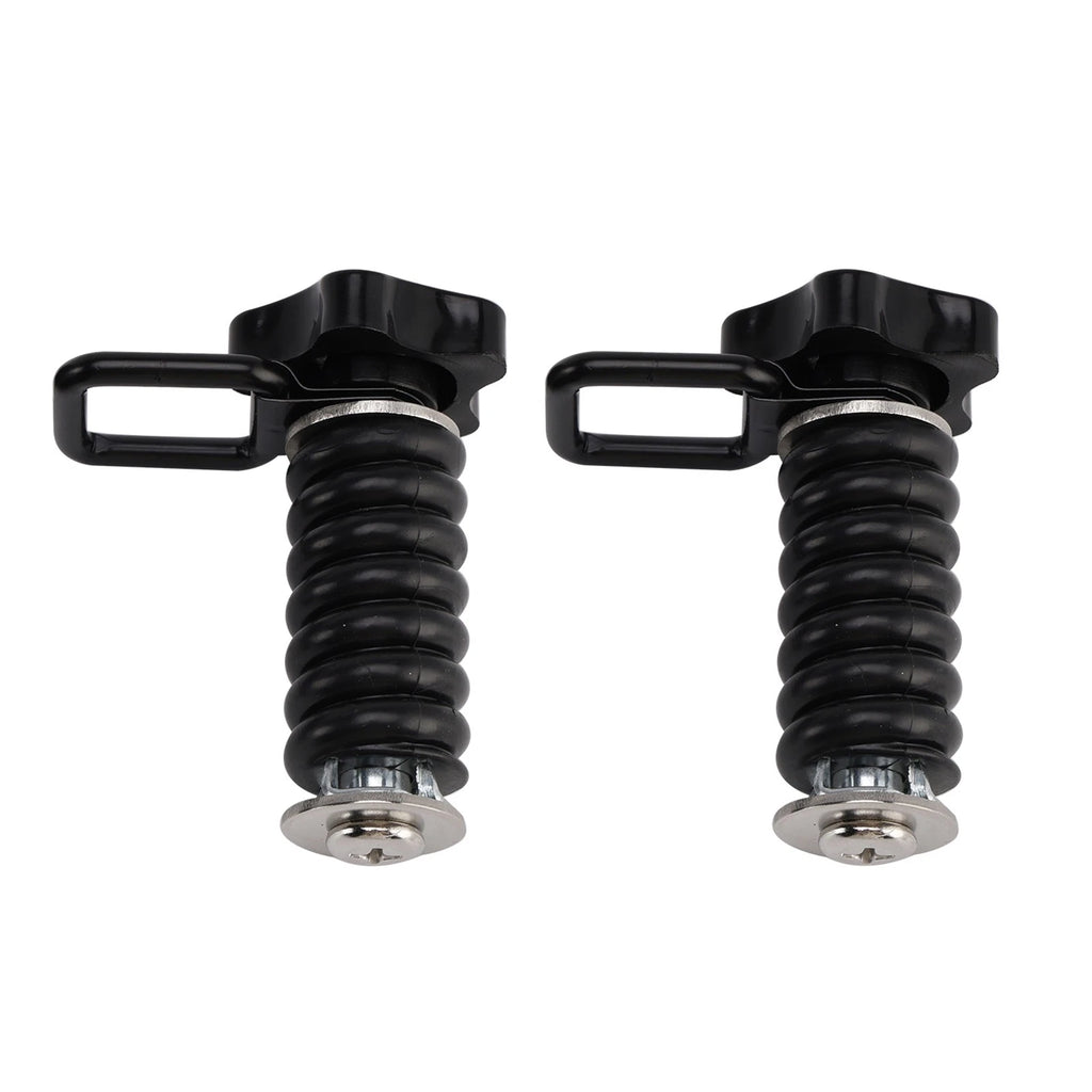 2X Tie Down Anchor D-Ring 1" Black for Polaris RZR 570 800 900 1000