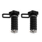 2X Tie Down Anchor D-Ring 1" Black for Polaris RZR 570 800 900 1000