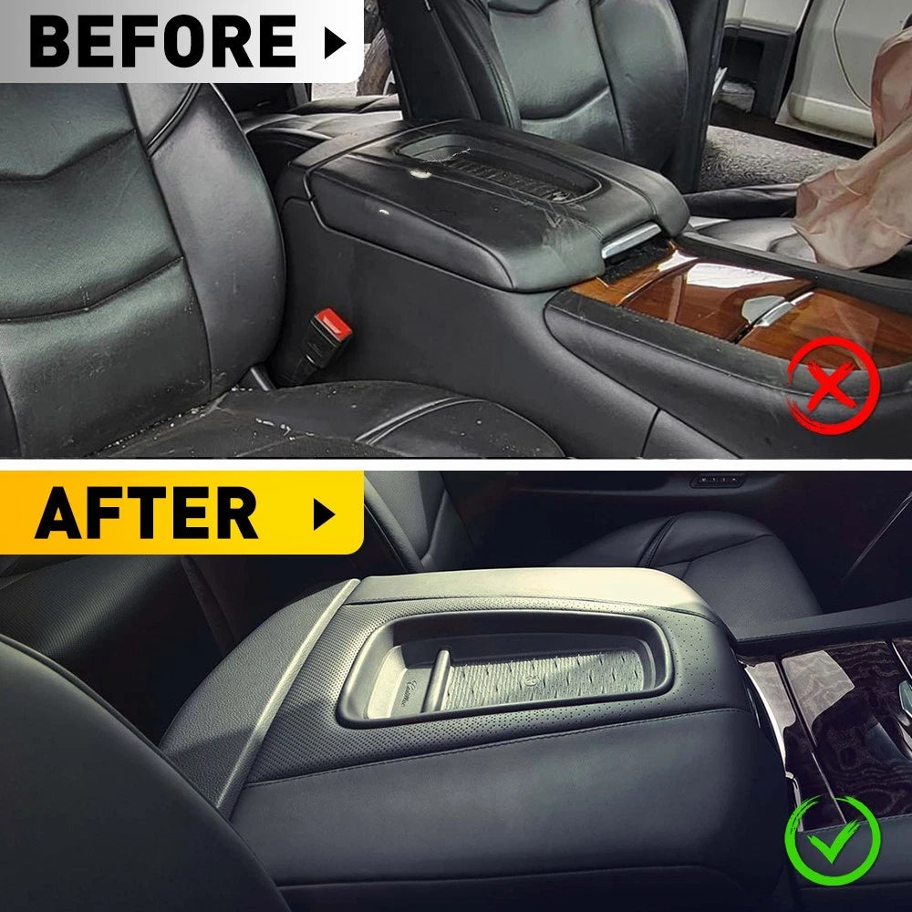Center Console Lid Armrest Vinyl Cover for Cadillac Escalade (2015–2020)