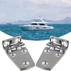 Recessed Right Angle Marine Hinges 316 Stainless Steel for Boat Doors