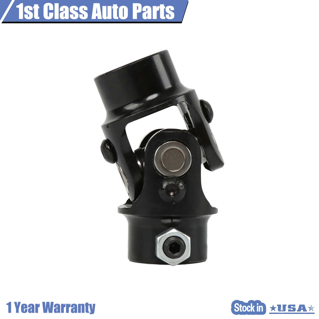 Black Manual Steering U Joint for Ford Bronco (1966–1975) 3/4-36 Spline X 3/4" DD