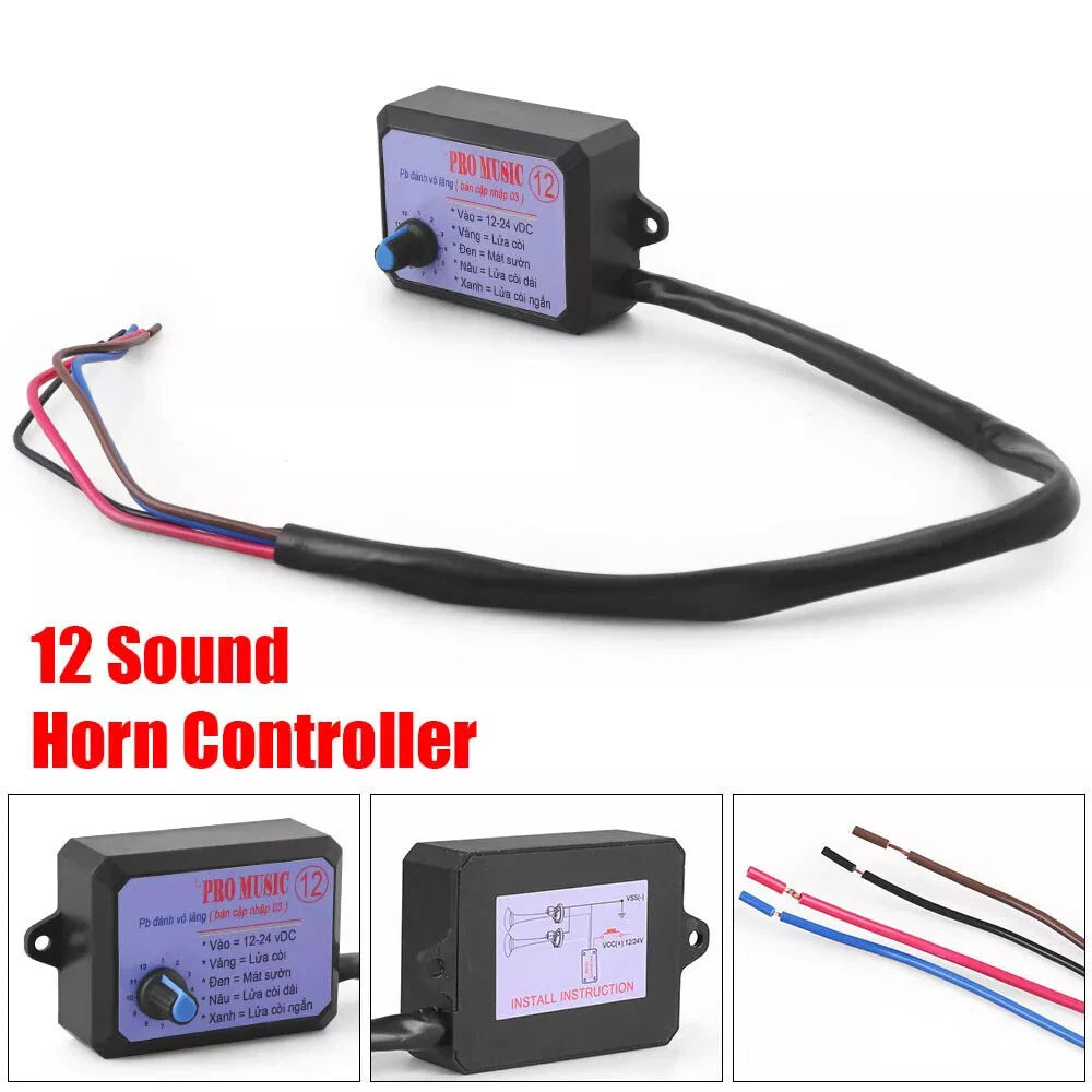 Pro Music Rapid Horn Relay Controller for Car Boat 12-24V