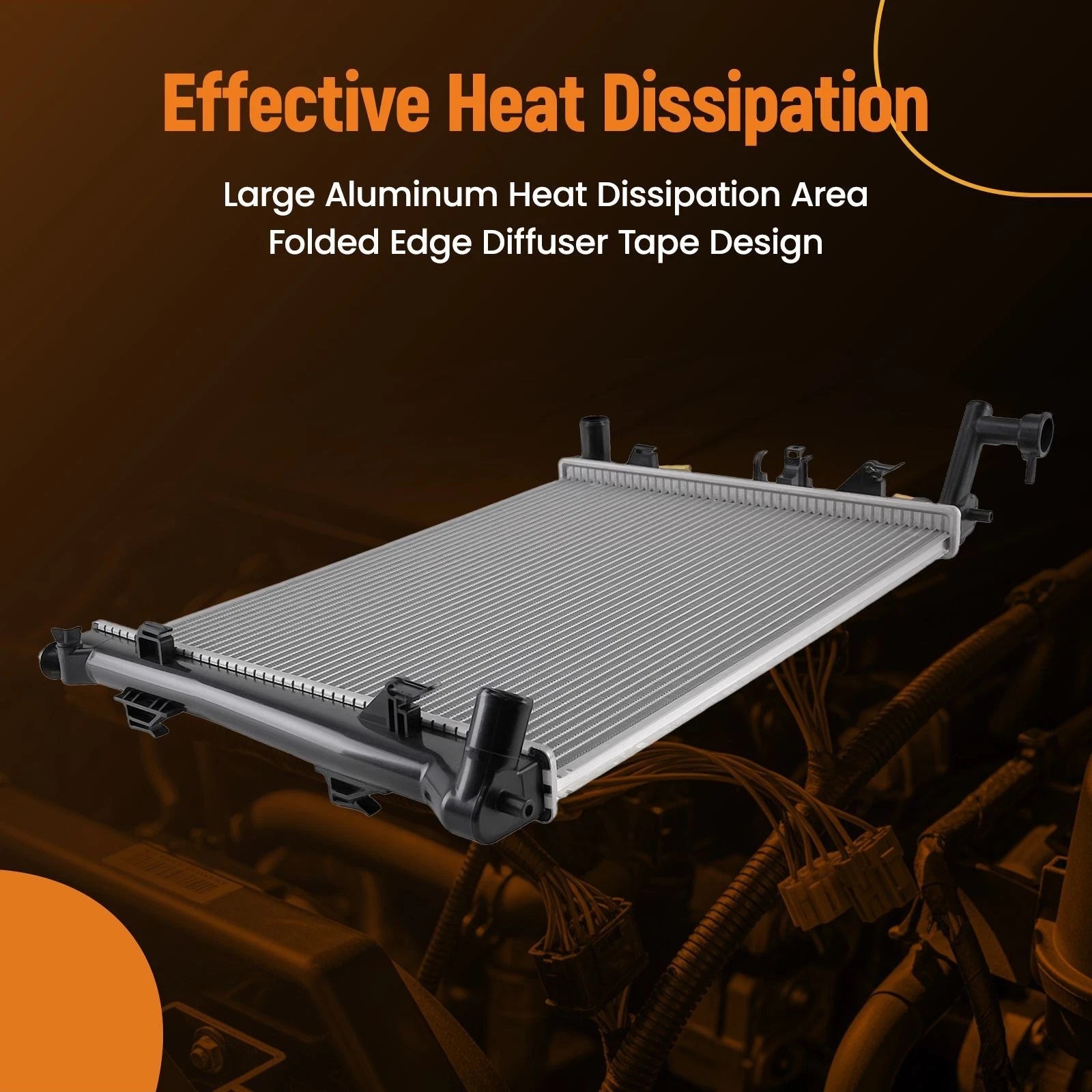 Aluminum Radiator Assembly for Hyundai Elantra (2007–2012)