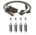 Denso 7mm Wire Set & 4 Iridium TT Spark Plugs for Chevy Pontiac 2.2 L4