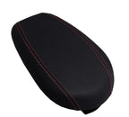 Console Lid Armrest Cover for Hyundai Veloster (2012–2018) Red Stitch