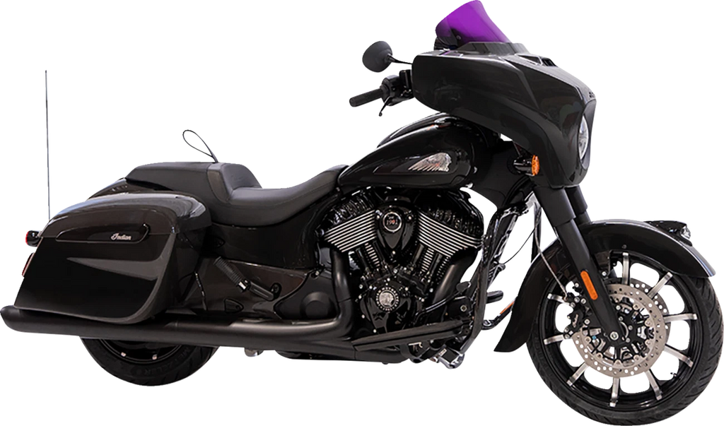 Klock Werks Kolor Flare Windshield 10" for Harley Davidson (2014–2023) - Purple KWW-04-0641